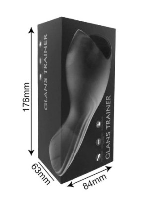 Masturbateur noir USB, 10 modes de vibration - MOC-020